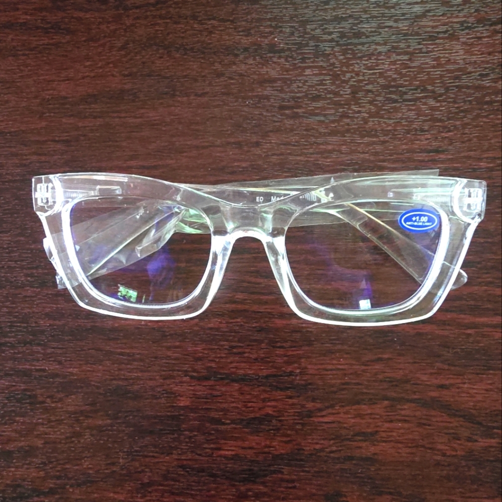 OPRAH STYLE TRENDSETTER NEW READER +1.00 HIGH STYLE NON GLARE GLASSES